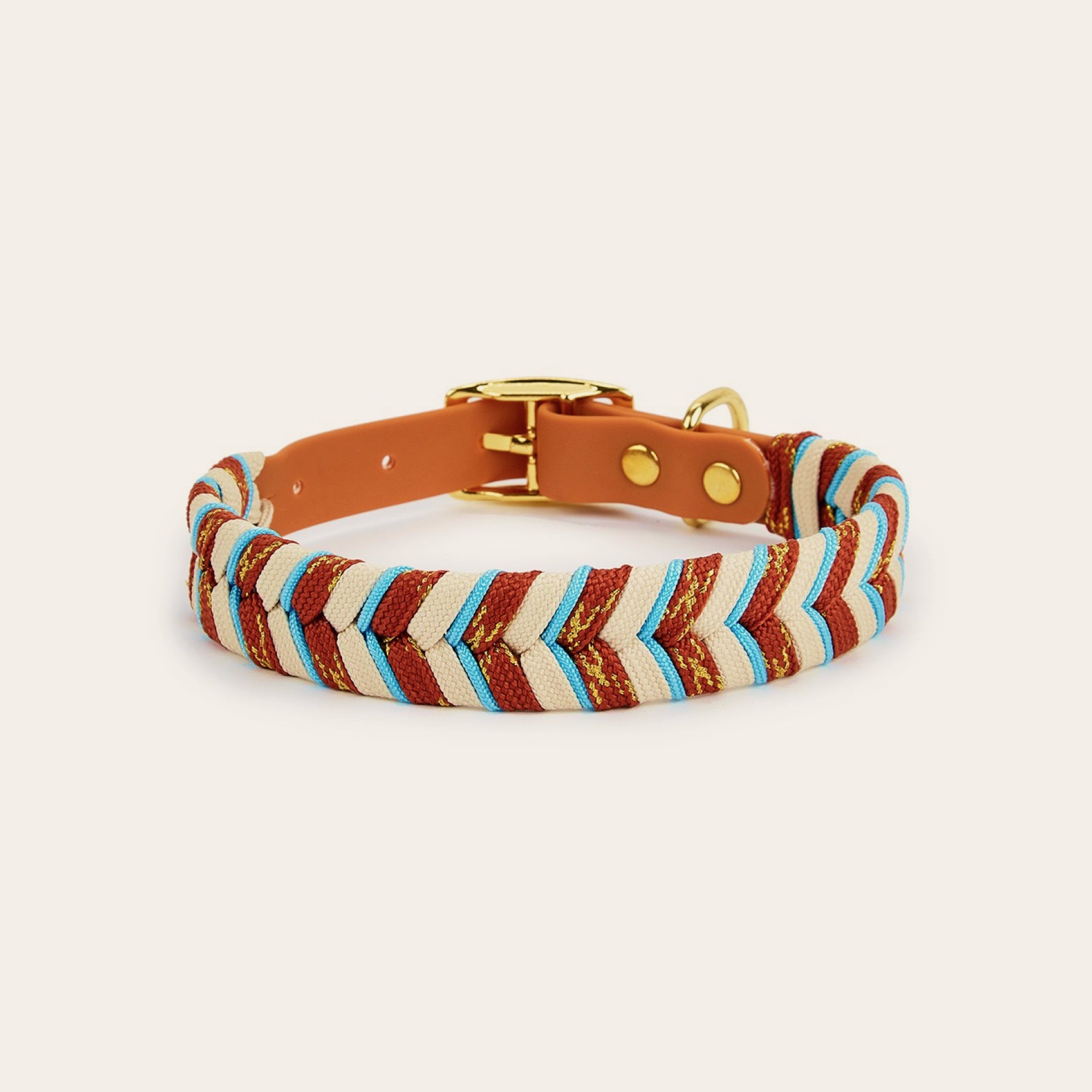Handwoven Chevron Collar & Leash