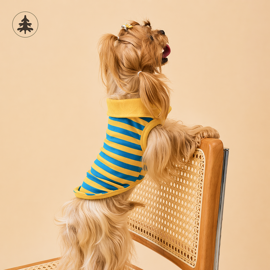 Stripe Polo Vest