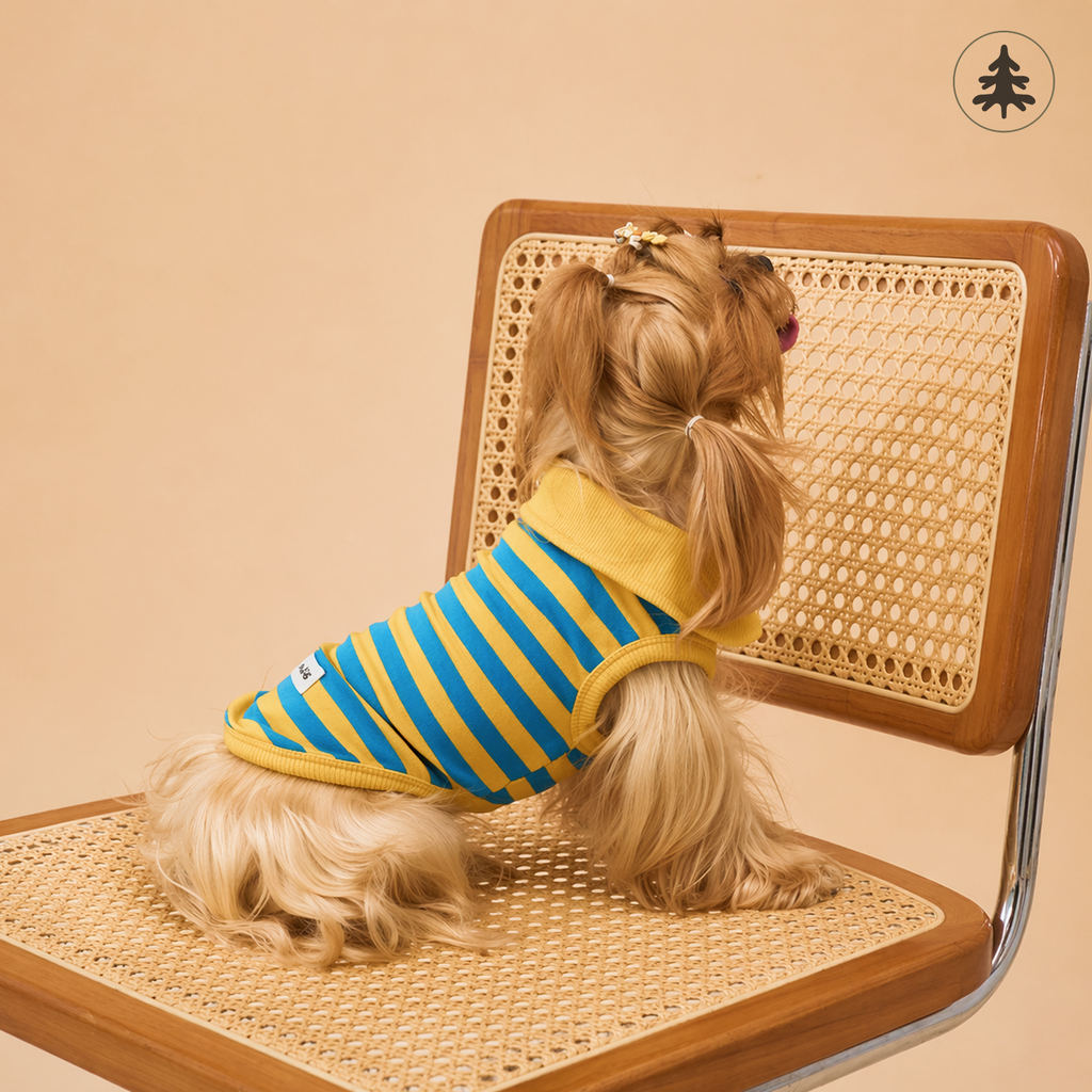 Stripe Polo Vest