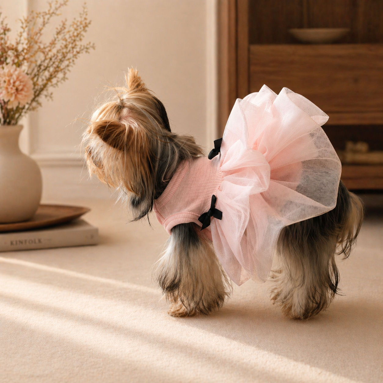 Tulle Tutu Dress with Bow Detail